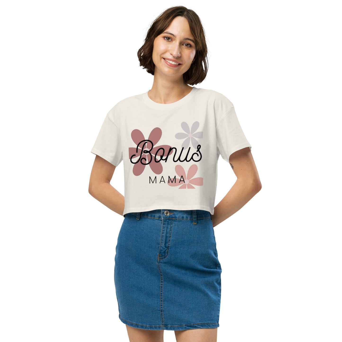 Bonus mama Floral crop top